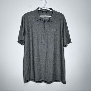 Kuiu Men's Gray Polo Shirt Size Large Office Golf Business Casual